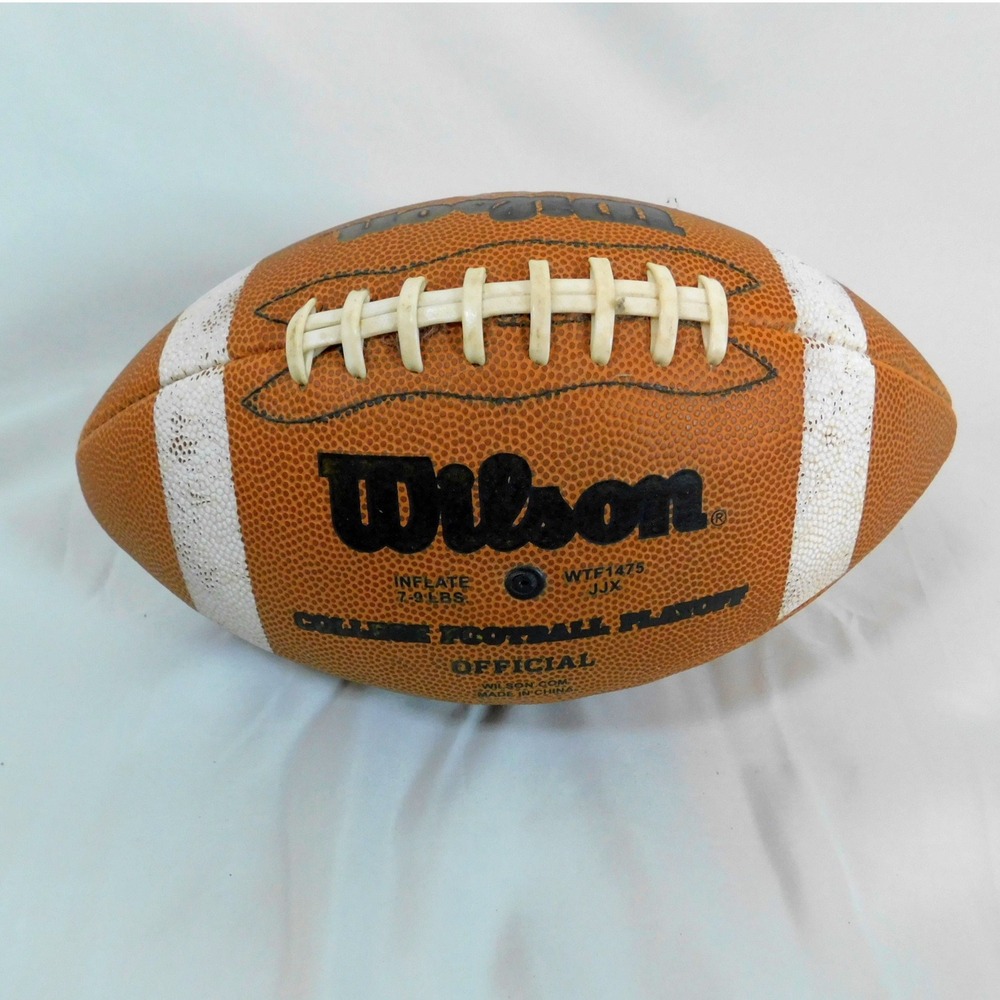 Wilson College Football Playoff Official Size Composite Football Brown WTF1475
